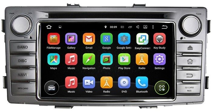 Магнитола для Toyota Hilux 2011-2015 - Kuberg KD-6230-P5-32 на Android 10, 8-ядер, 4ГБ-32ГБ