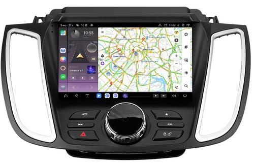 Магнитола для Ford Kuga 2 2017-2019 (SYNC 3) - Kuberg SF-9203-2 (рамка 9") QLed+2K, Android 13, TS20, CarPlay, 4G SIM-слот