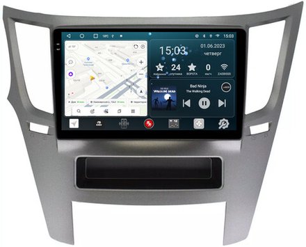 Магнитола для Subaru Legacy, Outback 2009-2015 - RedPower 363 Android 10, QLED+2K, ТОП процессор, 6Гб+128Гб, CarPlay, SIM-слот