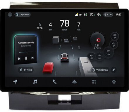 Магнитола для Toyota Land Cruiser 200 2007-2015 (экран климата внизу, рамка 10) - Teyes CC4-PRO монитор 13" 2K QLED на Android 13, Snapdragon 778G, ИИ, CarPlay, DSP, 4G SIM-слот