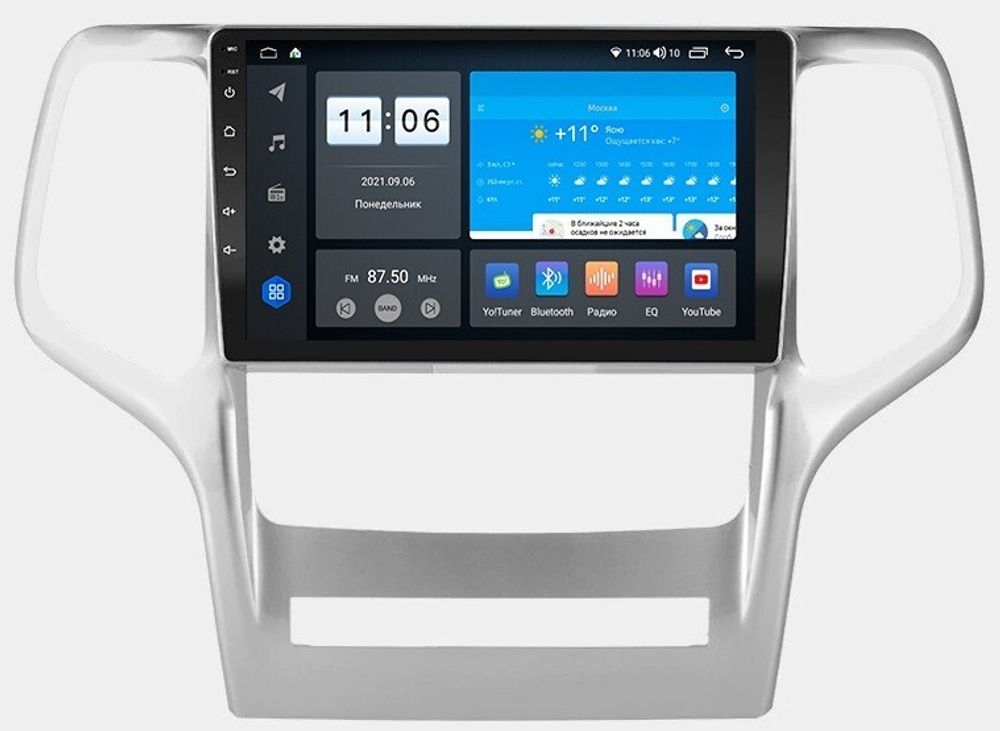 Магнитола для Jeep Grand Cherokee 2010-2013 - ZX408R9-7862 Android 10, ТОП процессор, SIM-слот