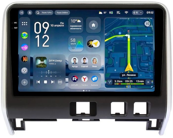 Магнитола для Nissan Serena C27 2016-2019 (рамка матовая) - Teyes CC4-PRO монитор 10.36" 2K QLED на Android 13, Snapdragon 778G, ИИ, CarPlay, DSP, 4G SIM-слот
