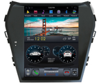 Магнитола для Hyundai Santa Fe 3 DM 2012-2018 (климат на ШГУ) - Kuberg ZF-1157-DSP вертикальный экран 10.4" в стиле "Тесла" на Android 9, 4/64 ГБ