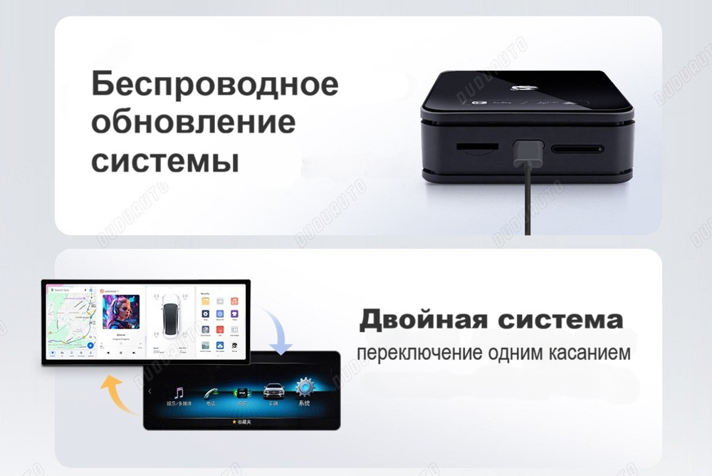 Мультимедиа блок для Mazda 2019+ со штатным USB CarPlay - Kuberg DUDU на Android 13, 4G SIM-слот, 8/128Гб