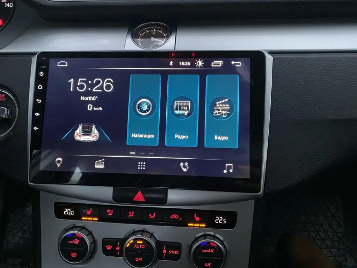 Магнитола для Volkswagen Passat 2005-2015 (B6, B7, CC) - Kuberg OL-1901 QLed, Android 13, TS20, CarPlay, SIM-слот