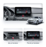 Магнитола для Honda Crosstour - Teyes LUX ONE 360 монитор 12.3" 2K QLED на Android 10, CarPlay, 4G SIM-слот, 6/128 ГБ, 4 камеры в комплекте