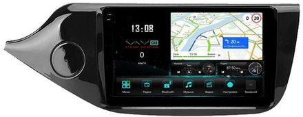 Магнитола для KIA Ceed 2 (JD) 2012-2018 (рамка глянец) - Vaycar VA27-0216-2K на Android 13, 8-ядер, 2K QLED, ТОП процессор, CarPlay,4G SIM-слот