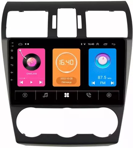 Магнитола для Subaru Forester, Impreza, XV 2012-2015 -  GT9-1518 на Android 10, 2ГБ-16ГБ