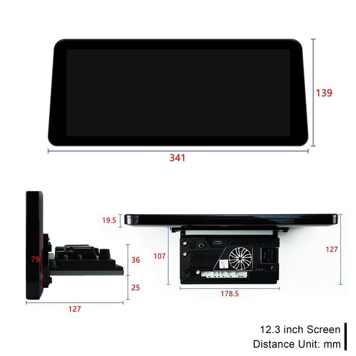 Магнитола для Peugeot 3008, 4008, 5008 2016-2024 - Redpower 85408XLB монитор 12.3" QLED в стиле BMW, Android 14, Быстрейшая, CarPlay, 4G SIM-слот