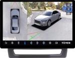 Магнитола для Mitsubishi ASX 2020+ (ШГУ 8", рамка тип 1) - Teyes CC3-2K-360 монитор 13" 2K QLED на Android 10, Быстрая, CarPlay, 4G SIM-слот, 4 камеры в комплекте
