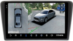 Магнитола для Skoda Rapid 1 2012-2020 (рамка тип 1) - Teyes CC3-2K-360 на Android 10, 2K QLED, 6Гб+128Гб, CarPlay, 4G SIM-слот, 4 камеры в комплекте
