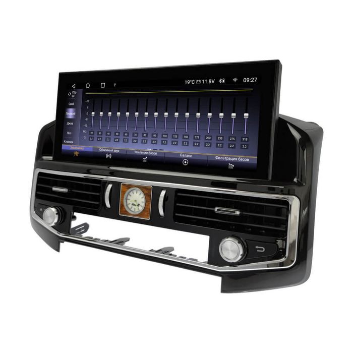 Магнитола для Toyota Land Cruiser 200 2015-2021 (без JBL) - Kuberg KP-T1202 монитор 12.3" на Android 10, 6ГБ+128ГБ, 4G SIM-слот