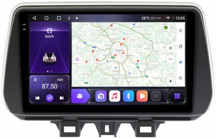 Магнитола для Hyundai Tucson 2018-2021 - Kuberg SF-9728 QLed+2K, Android 12, TS10, CarPlay, 4G SIM-слот