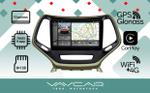 Магнитола для Jeep Cherokee 2014+ - Vaycar VA25-0608-2K на Android 13, Быстрая, 2K QLED, CarPlay,4G SIM-слот