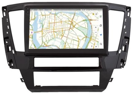 Магнитола для Mitsubishi Pajero Sport 3 2020-2024, Montero Sport (прямоугольный климат, рамка 10) - Vaycar VA47-3181-2K на Android 13, 8-ядер, 2K QLED, ТОП процессор, CarPlay, 4G SIM-слот