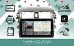 Магнитола для Toyota Corolla E150 2007-2013 (большая рамка) - Vaycar VA77-0063-2K-2 на Android 13, Быстрая, 2K QLED, CarPlay,4G SIM-слот