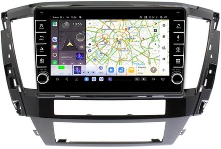 Магнитола для Mitsubishi Pajero Sport 3 2020-2024, Montero Sport (поддержка 360, климата и БК на русском!) - Kuberg SF-1038 (кнопки и крутилки) Android 13, TS20, 6+128Гб, CarPlay, 4G SIM-слот