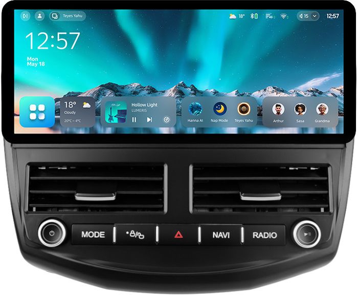 Магнитола для Ford Focus 3 2011-2019 - Teyes CC4 монитор 12.3" 2K QLED + рамка LUX, Android 14, Быстрейшая, Snapdragon 680, DSP, CarPlay, 4G SIM-слот