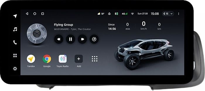 Магнитола для Volvo S60 2 Y20 2010-2018 - Teyes LUX ONE ROUND монитор 12.3" 2K QLED на Android 10, CarPlay, 4G SIM-слот