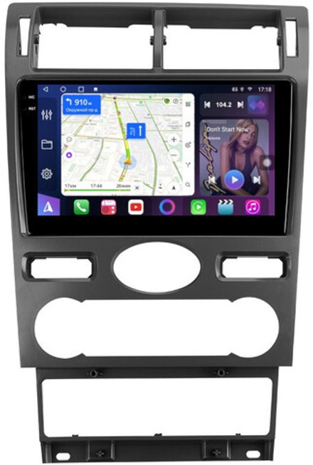 Магнитола для Ford Mondeo 3 2000-2006 (климат) - FarCar XXL9-1572F2 монитор 9.5" 2K QLED на Android 14, TS20, 8+256Гб, CarPlay, 4G SIM-слот