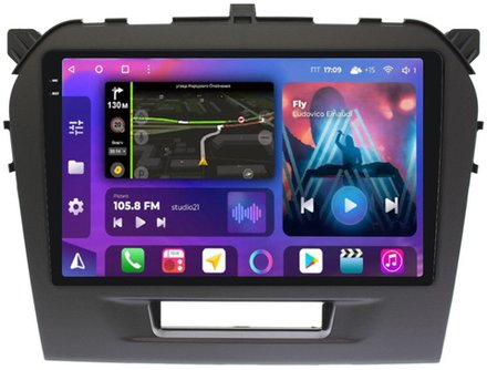 Магнитола для Suzuki Vitara 2015+ - FarCar BM212/571M-2K монитор 9.5" 2K QLED на Android 14, TS10, 4+32Гб, CarPlay, 4G SIM-слот
