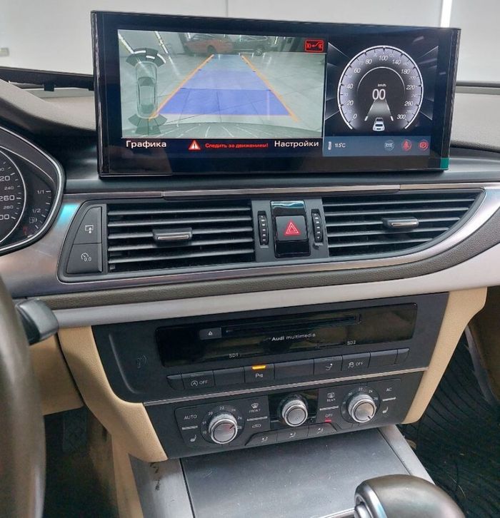 Магнитола для Audi A6/A7 2016-2018 (взамен 8") - RDL-8506-16 монитор 12.3" на Android 13, 8Гб+128Гб, CarPlay, 4G SIM-слот