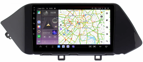 Магнитола для Hyundai Sonata 2020+ - Kuberg QLed, Android 13, TS20, CarPlay, SIM-слот