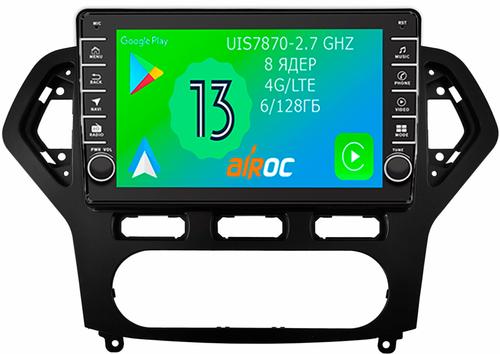 Магнитола для Ford Mondeo 4 2010-2015 (климат) - Airoc AB-1713A (кнопки и крутилки), Android 13, TS20, 6/128Гб, SIM-слот, CarPlay