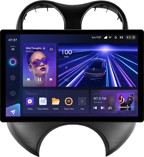 Магнитола для Nissan March K13 2010-2013 - Teyes CC3-2K монитор 13" 2K QLED, Android 10, Быстрая, 4G SIM-слот, CarPlay