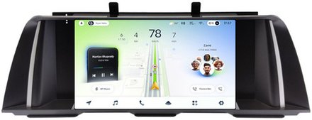 Магнитола для BMW 5-серия F10 2012-2016 NBT - Teyes CC4L монитор 9" IPS на Android 14, Snapdragon 662, CarPlay, 4G SIM-слот