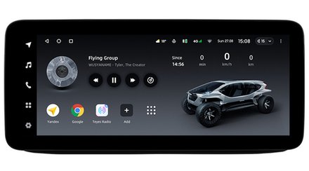 Магнитола для Honda Accord 10 2017-2023 (с 360) - Teyes LUX ONE ROUND монитор 12.3", Android 10, ТОП процессор, CarPlay, 4G SIM-слот
