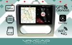 Магнитола для Ford Focus 2005 - 2011 (климат) - Vaycar VA17-003A на Android 13, Быстрая, 4G SIM-слот