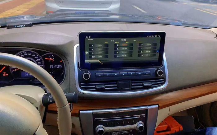 Магнитола для Nissan Teana 2008-2013 (цветной экран) - Kuberg MKD-RC004 монитор 12.3" на Android 12, 6Гб+128Гб, CarPlay, 4G SIM-слот