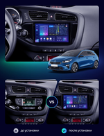 Магнитола для KIA Ceed 2 (JD) 2012-2018 (рамка глянцевая) - Airoc 2K AU-2328 на Android 13, TS20, 12/512Гб, SIM-слот