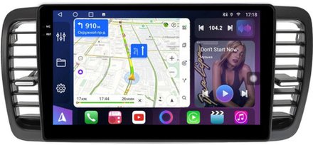 Магнитола для Subaru Legacy 4, Outback 3 2003-2009 (правый руль) - FarCar BM9-3069R монитор 9.5" QLED на Android 14, TS10, 4+32Гб, CarPlay, 4G SIM-слот