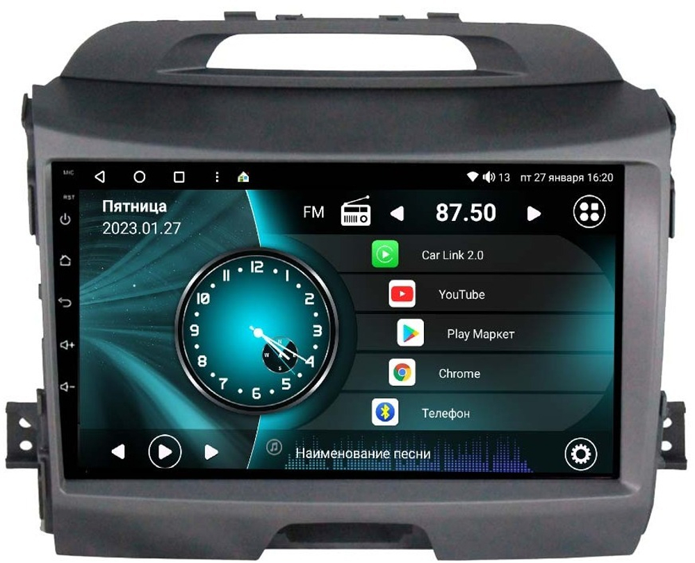 Магнитола для KIA Sportage 3 2010-2016 - Vaycar VA27-0537 на Android 13, 8-ядер, 2Гб-32Гб, 4G SIM-слот