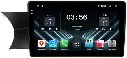 Магнитола для Mercedes-Benz C W204 2011-2014 NTG 4.5/4.7 - FarCar DX9-9622 монитор 9.5" IPS на Android 13, 4+64Гб, CarPlay