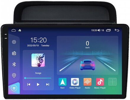 Магнитола для Toyota Land Cruiser 100, Lexus LX470 1998-2002 (климат на ШГУ) - Parafar PF449RN2K на Android 13, QLED+2K, ТОП процессор, 4Гб+32Гб, CarPlay, 4G SIM-слот