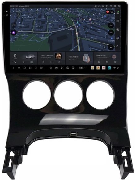 Магнитола для Peugeot 3008 2010-2017 (кондиционер) - Kuberg OL-9965-M QLed+2K, Android 13, UIS7870 (DUDU7), CarPlay, SIM-слот