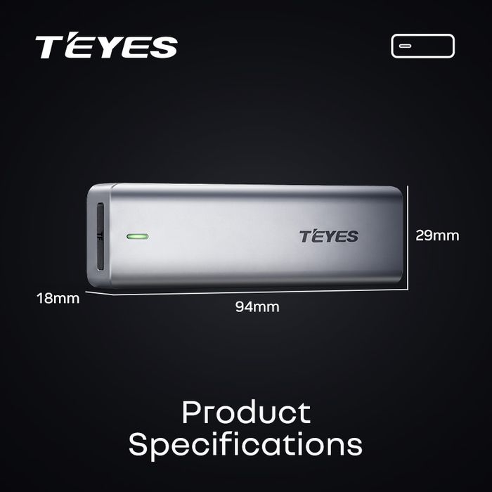 AHD раздельный DVR-блок для Teyes CC4/CC4L