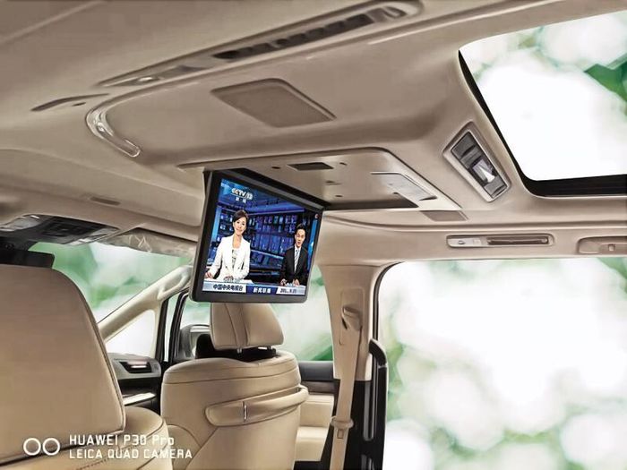 Монитор потолочный для Toyota Alphard - ERGO ER15AFL с экраном 15.6” (1920х1080 FullHD, Android, 3+32Gb) бежевый