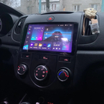 Магнитола для KIA Cerato 2 2008-2013 (кондиционер, рамка черная) - Teyes CC3-2K-360 на Android 10, 2K QLED, 6Гб+128Гб, CarPlay, 4G SIM-слот, 4 камеры в комплекте