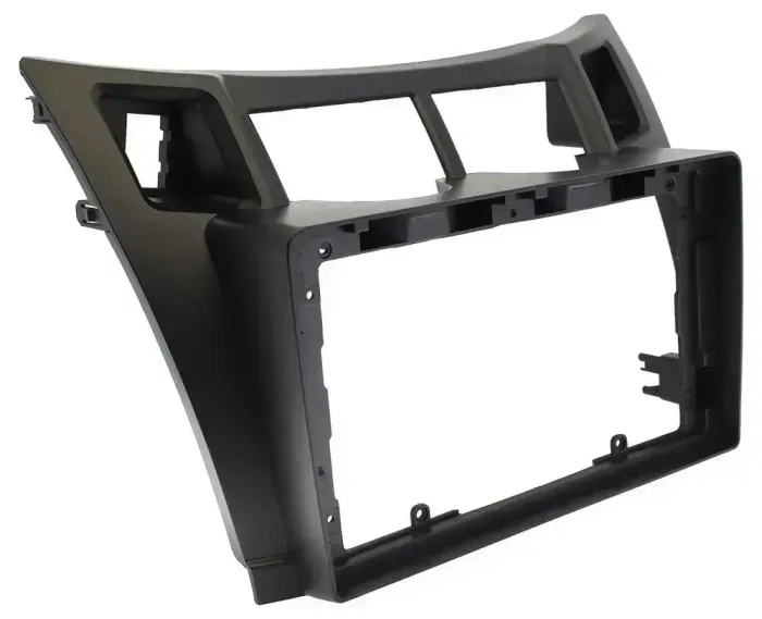 Магнитола для Toyota Vitz 2, Yaris 2 2005-2011 (рамка черная) - FarCar BX877 монитор 13" 2K QLED на Android 13, TS10, 6+128, CarPlay, 4G SIM-слот