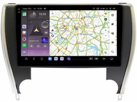 Магнитола для Toyota Camry 2014-2018 (USA) - Kuberg SF-1608A QLed+2K, Android 13, TS20, CarPlay, 4G SIM-слот