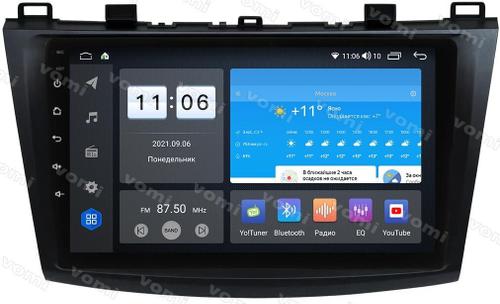 Магнитола для Mazda 3, Axela 2009-2013 - ZX556R9-7862 Android 10, ТОП процессор, SIM-слот