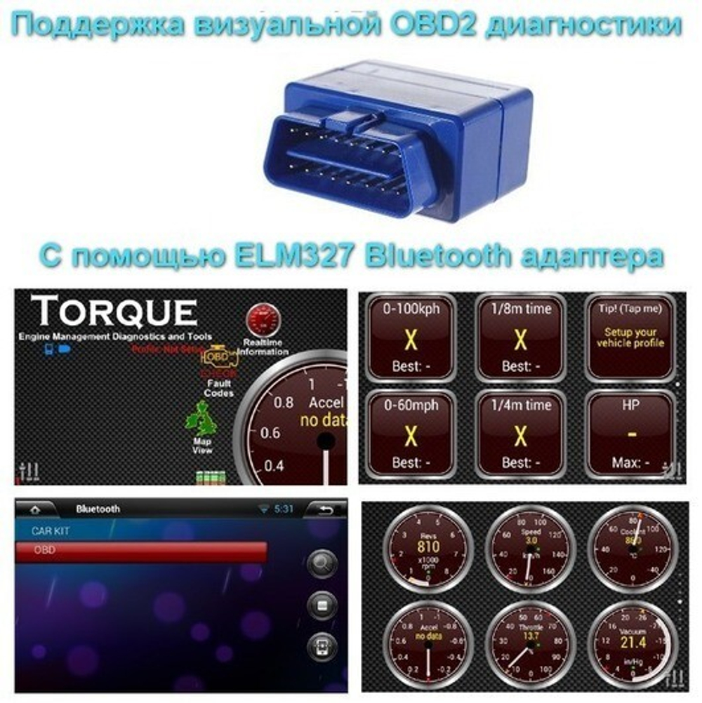 2DIN магнитола (экран 7") - Airok RD-1004D на Android 9, 8-ядер, 4/32Гб