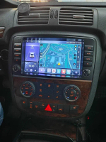 Магнитола для Mercedes-Benz R (W251) 2005-2015 (рамка с крутилками) - Kuberg EW-M906 QLed+2K, Android 13, TS20, CarPlay, 4G SIM-слот