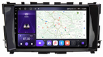 Магнитола для Nissan Teana 2014-2016 (L33) (поддержка кругового обзора) - Kuberg OL-9665 QLed, Android 12, TS10, CarPlay, 4G SIM-слот