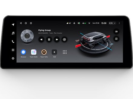 Магнитола для BMW X1 E84 2009-2014 (CIC) - Teyes LUX ONE монитор 12.3" на Android 10, 6/128ГБ, CarPlay, 4G SIM-слот