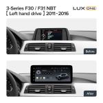 Магнитола для BMW 3 F30 2011-2016 NBT - Teyes LUX ONE ROUND монитор 12.3" 2K QLED на Android 10, Быстрая, CarPlay, 4G SIM-слот
